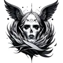 Ophanim tattoo design idea