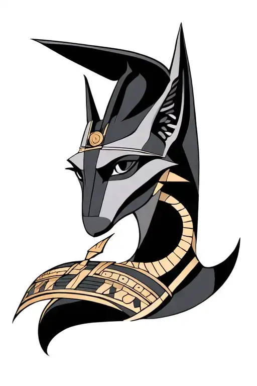 anubis And Ra tattoo design idea