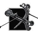 Compound Bow tattoo design idea