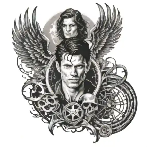 Supernatural tattoo design idea