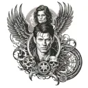 Supernatural tattoo design idea