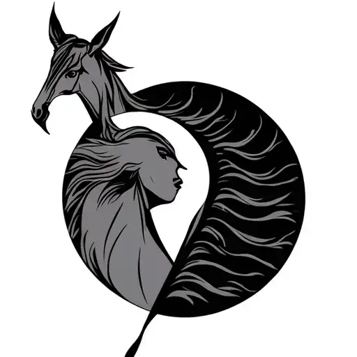 minimalist, sagittarius tattoo design idea