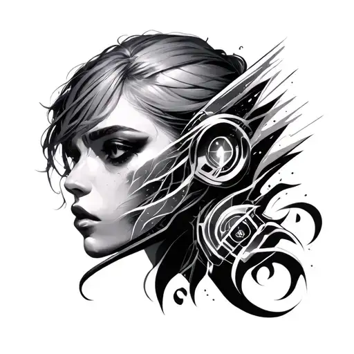 Cyber Sigillism Shoulder tattoo tattoo design idea
