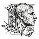 swimmer champion tattoo design idea