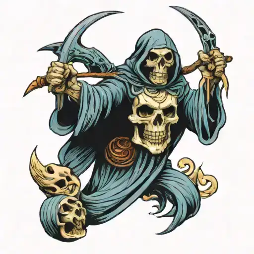 Charon Reaper tattoo design idea