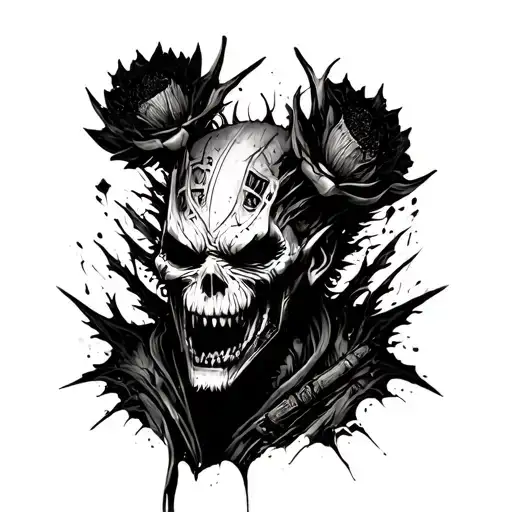 inspired by haze from dorohedoro tattoo design idea