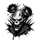 inspired by haze from dorohedoro tattoo design idea