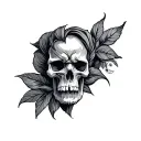 Carving tattoo design idea
