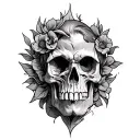 Carving tattoo design idea