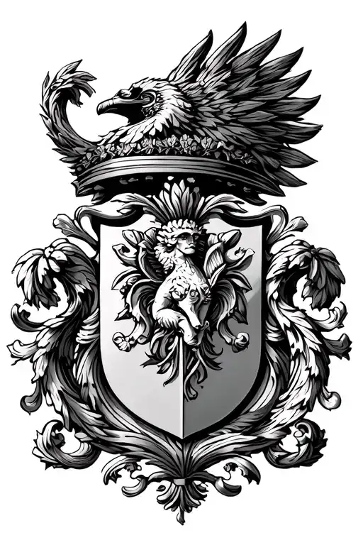 Sicilian crest tattoo design idea