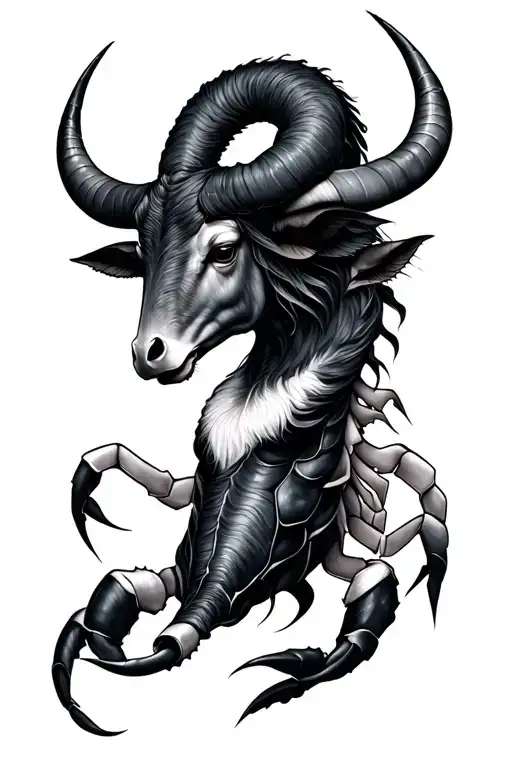 Taurus and Scorpio  tattoo design idea