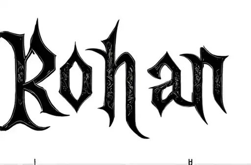 "Rohan" tattoo design idea