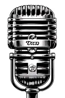 old mic vintage whit TCB  tattoo design idea