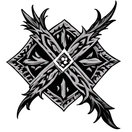 Nordic Cross tattoo design idea