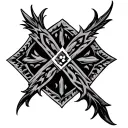 Nordic Cross tattoo design idea