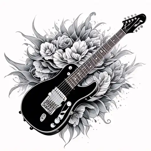 telecaster tattoo design idea