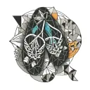 flip flop tattoo design idea