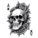 Ace tattoo design idea