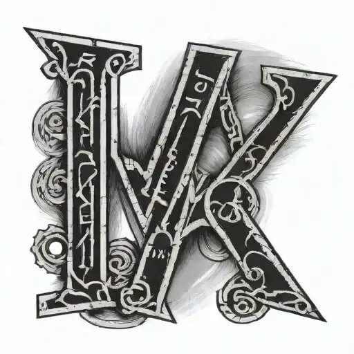 1984 Roman Numerals tattoo design idea