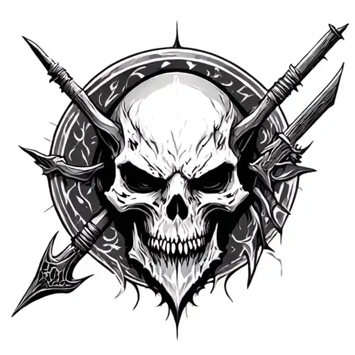 runas Shadows hunters Mark from Bloodborne tattoo design idea