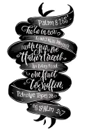 bible verse psalm 28 7 tattoo design idea