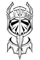 warhammmer black templars tattoo design idea