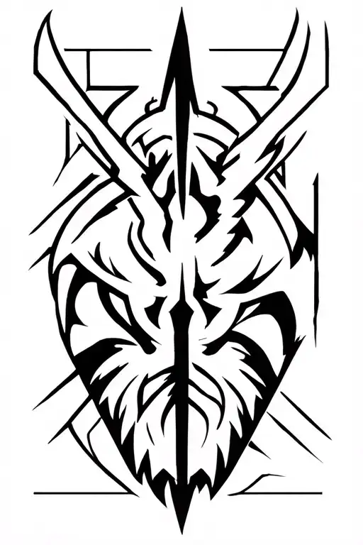 warhammmer black templars tattoo design idea