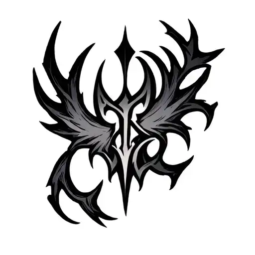 world of warcraft Alliance and Horde symbol tattoo design idea