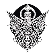 Celtic Red Kite tattoo design idea