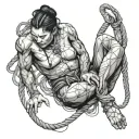 Shibari tattoo design idea