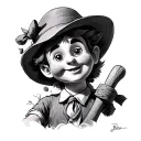 Guillermo del Toro's Pinocchio tattoo design idea