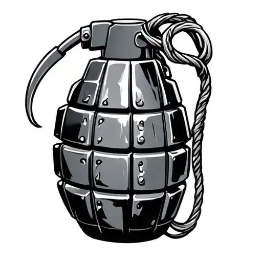 incubus loght grenade tattoo design idea