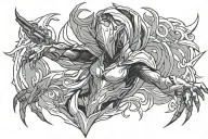 warframe komei tattoo design idea