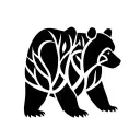 Walnut Tree 3 litle bears tattoo design idea