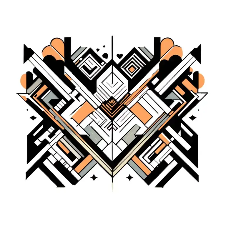 trustworthy love force tattoo design idea