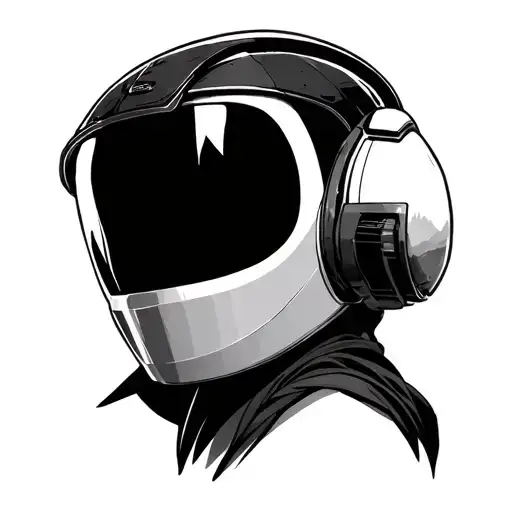 Music inspired tattoo design combining Daft Punk, Marshmello, Avicii and Ozzy. tattoo design idea
