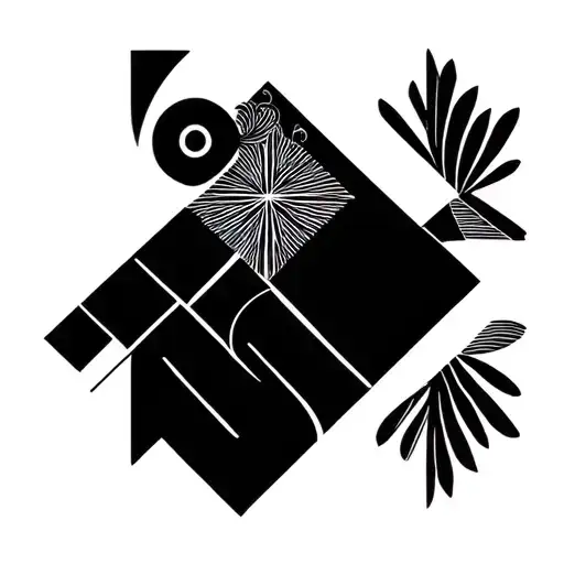 3 linie  father daughter and mother tattoo design idea