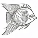 angelfish tattoo design idea