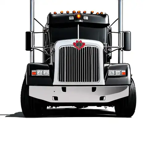 Peterbilt tattoo design idea