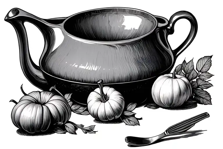 Corningware tattoo design idea