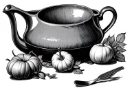 Corningware tattoo design idea