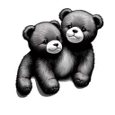 Teddy tattoo design idea