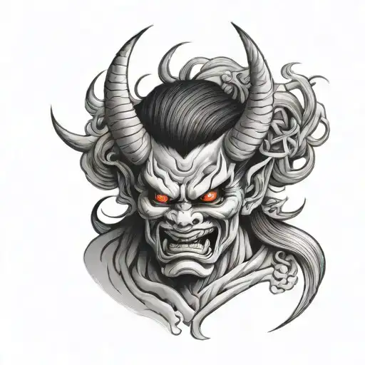 oni irezumi style tattoo tattoo design idea
