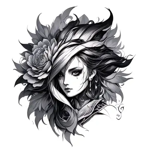 Satori Gojo tattoo design idea