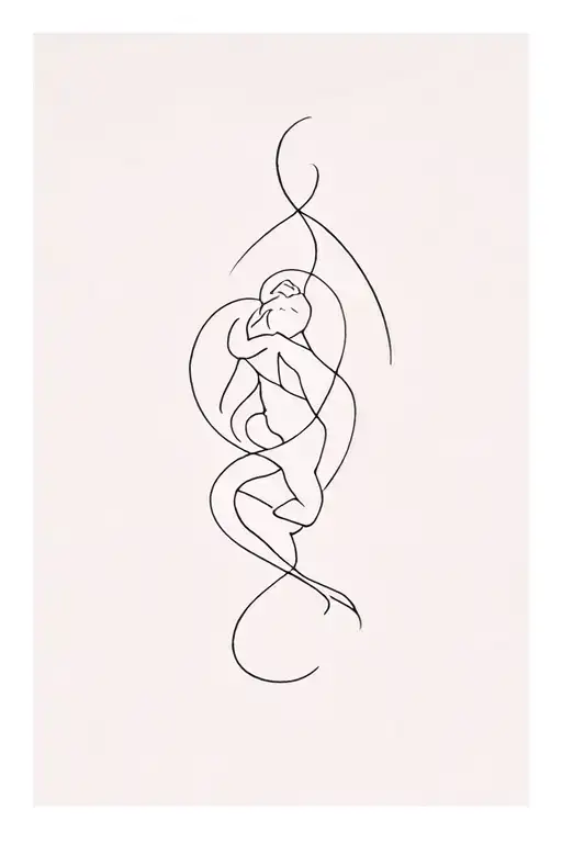 michelangelo creation tattoo design idea