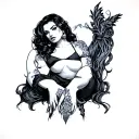 Slut tattoo design idea