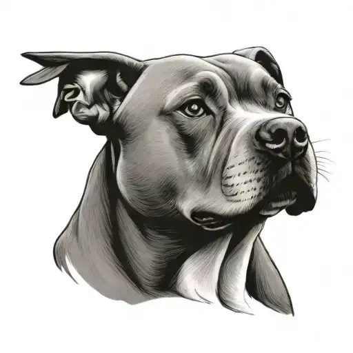 pitbull face tattoo design tattoo design idea