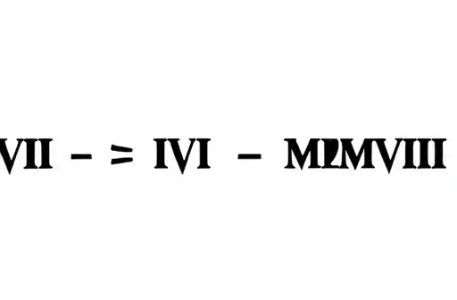 "VII • VIII • MMVIII" tattoo design idea