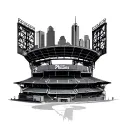 Phillies stadium skyline tattoo design idea