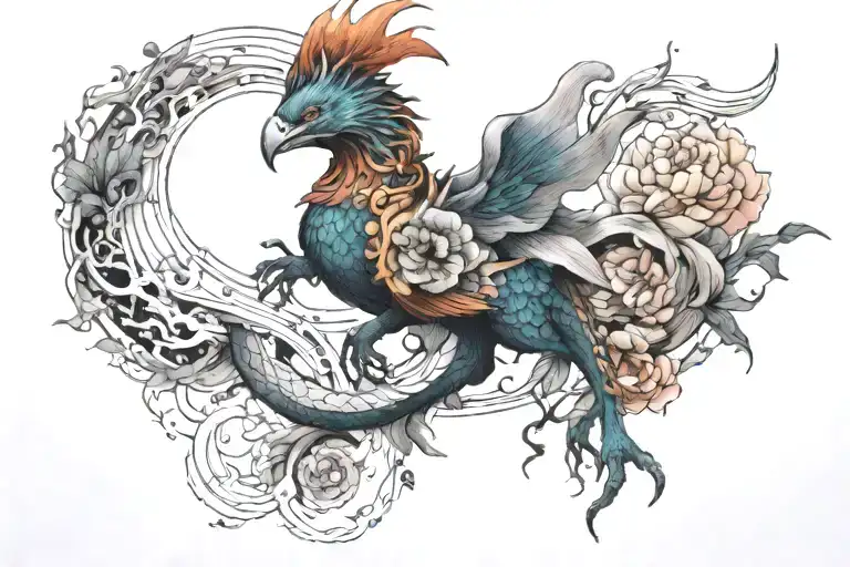 Korean tattoo design idea